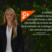Ciudadanos Crevillent denuncia contradicciones y falta de claridad en la primera sesión de la comisión de investigación del contrato de jardines