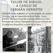 La Concejalía de Cultura presenta un nuevo taller de dibujo en la Casa Municipal de Cultura “José Candela Lledó”